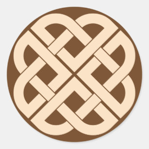 Sticker Rond viking knot
