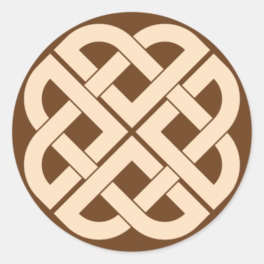 Sticker Rond viking knot (Devant)