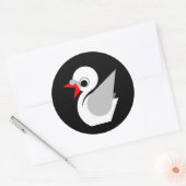 Sticker Rond Vilain canard (Enveloppe)