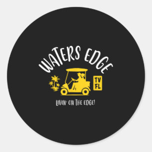 Sticker Rond Village Of Waters Edge Tv Fl Golf Cart Design
