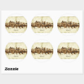 Sticker Rond Ville de Berlin (Feuille)