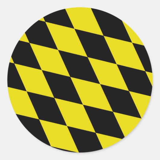 Sticker Rond ville de munich drapeau allemagne pays bavaria mun (Devant)