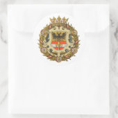 Sticker Rond Ville libre impériale de Triest (Sac)