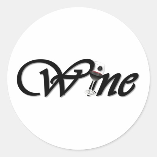 Sticker Rond Vin (Devant)