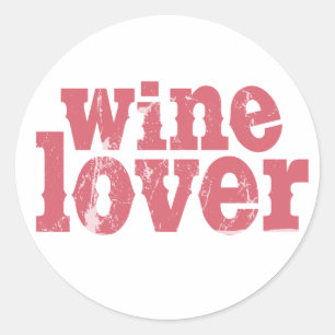 Sticker Rond Vin