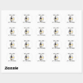 Sticker Rond Vin un peu (Feuille)