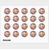 Sticker Rond Vincent Van Gogh (Feuille)