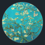 Sticker Rond Vincent Van Gogh Blossoming Almond Tree Floral Art<br><div class="desc">Vincent Van Gogh Arbre d'amande fleuri Vintage Art floral Arbre d'amande fleuri est un tableau de 1890 de l'artiste post-impressionniste néerlandais Vincent van Gogh. Almond Blossoms est un ensemble de plusieurs tableaux réalisés en 1888 et 1890 par Vincent van Gogh à Arles et Saint-Rémy, dans le sud de la France,...</div>