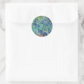 Sticker Rond Vincent van Gogh Iris (Sac)