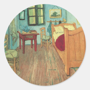 Sticker Rond Vincent van Gogh - La Chambre de Vincent à Arles