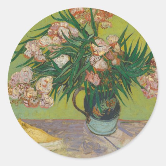 Sticker Rond Vincent Van Gogh Oleander (Devant)
