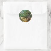 Sticker Rond Vincent van Gogh - Oliveraie (Sac)