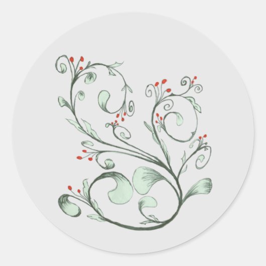 Sticker Rond Vining Pour Un Sourire (Devant)