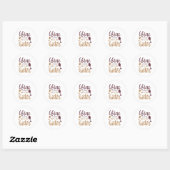 Sticker Rond Vins un peu, tu te sentiras mieux (Feuille)