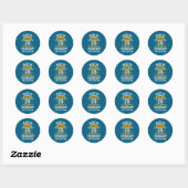 Sticker Rond Vintage 1967 59 Ans (Feuille)