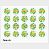 Sticker Rond Vintage 1977 (Feuille)