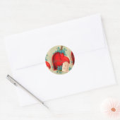 Sticker Rond Vintage Big Red (Enveloppe)