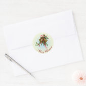 Sticker Rond Vintage Christmas Bells (Enveloppe)