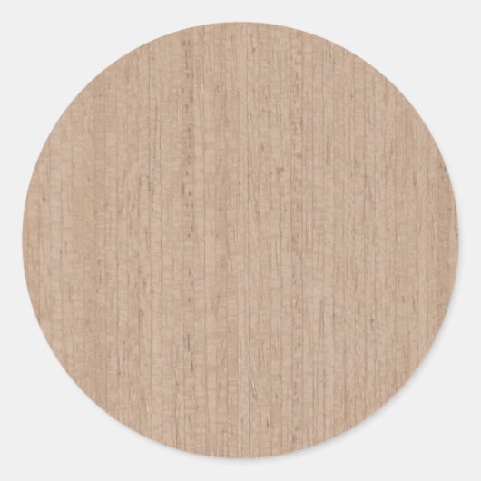 Sticker rond vintage en effet bois (Devant)