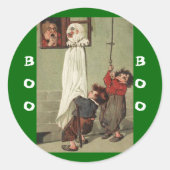 Sticker Rond Vintage Halloween (Devant)