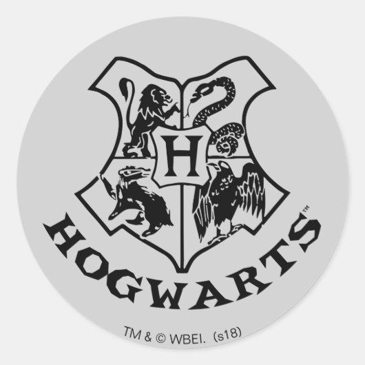 Sticker Rond Vintage HOGWARTS™ (Devant)