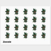 Sticker Rond Vintage Holly (Feuille)