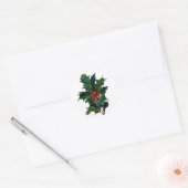 Sticker Rond Vintage Holly (Enveloppe)