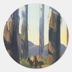 Sticker Rond Vintage Marysville Victoria Australia