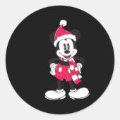 Sticker Rond Vintage Mickey Festive Fun (Devant)