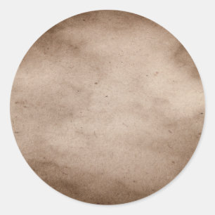 Sticker Rond Vintage Parchment Antique Papier Arrière - plan Bl