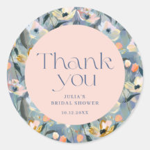 Vintge Retro Remerciement Shower de Mariée