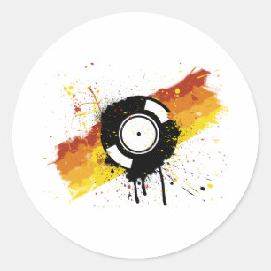 Sticker Rond Vinyl Graffiti