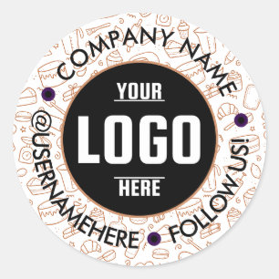 Sticker Rond Vinyle Rond Imperméable sur Mesure 7,62x7,62 cm po