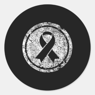 Sticker Rond Violences conjugales Soutien au Ruban Violet