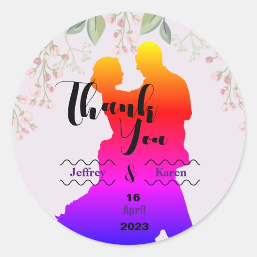 Sticker Rond Violet (Devant)