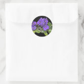 Sticker Rond Violet africain (Sac)