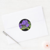 Sticker Rond Violet africain (Enveloppe)