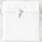 Sticker Rond Violet Calla Lily (Sac)