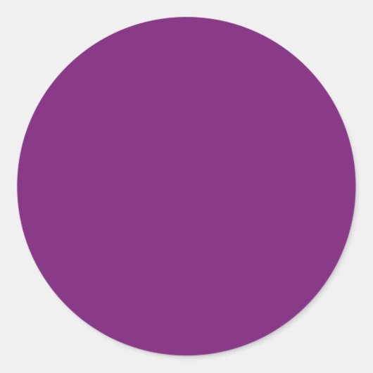 Sticker Rond Violet foncé (couleur solide) (Devant)