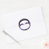 Sticker Rond Violet W3 (Enveloppe)