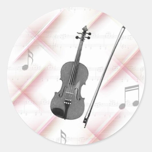 Sticker Rond violon (Devant)