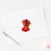 Sticker Rond Violon (Enveloppe)