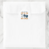 Sticker Rond Violon - C'est dans mon ADN (Sac)