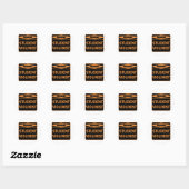 Sticker Rond Violoniste étudiant (Feuille)