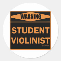 Violoniste étudiant