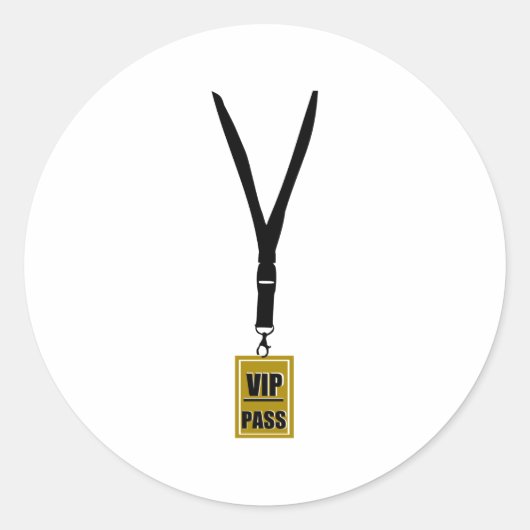 STICKER ROND VIP (Devant)