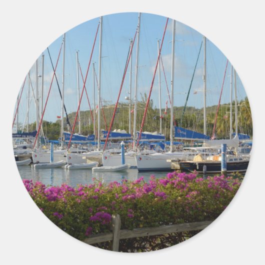 Sticker Rond Virgin Gorda (Devant)