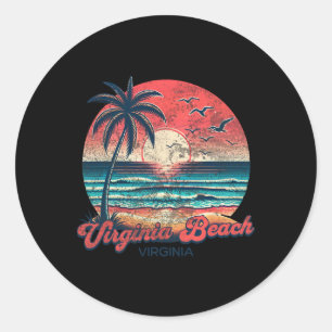 Sticker Rond Virginia Beach