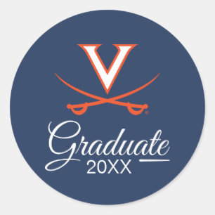 Sticker Rond Virginia Cavaliers Remise des diplômes