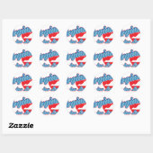 Sticker Rond Virginie (Feuille)